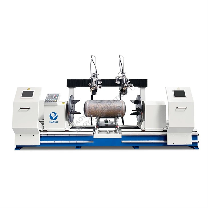 Air Compressed Tank End Cap Automatic Welding Machine