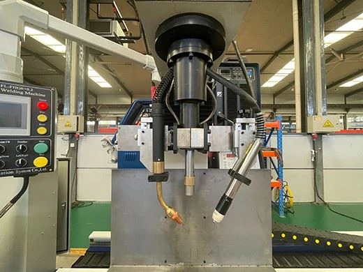 Pipe Flange Automatic Cutting And Welding Machine factory