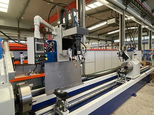 Pipe Flange Automatic Cutting And Welding Machine high quality