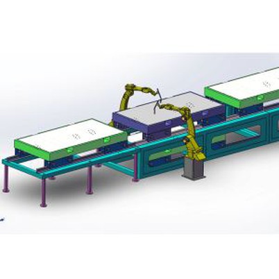 โซลูชันการเชื่อมหุ่นยนต์สำหรับแผงผนังเหล็ก